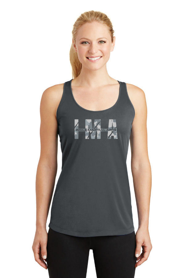 IMA Womens Grey Tank - Image 2