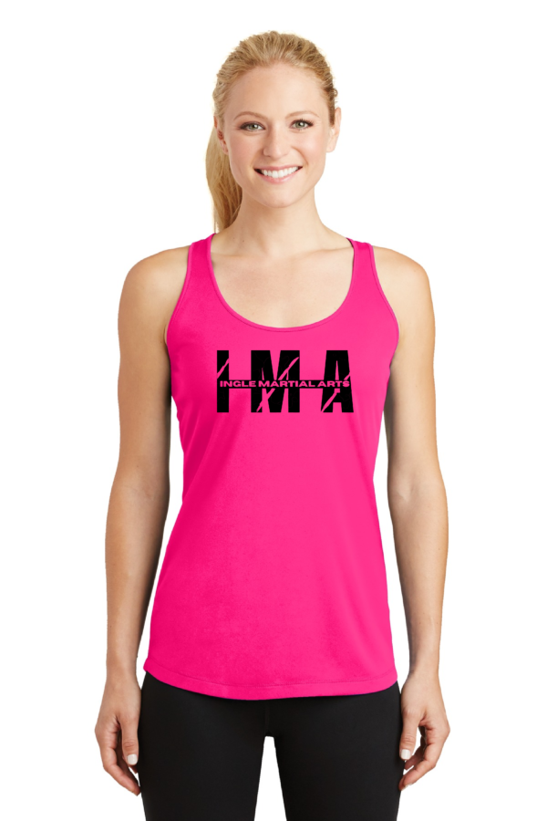 IMA Womens Pink Tank - Image 2